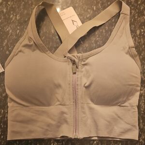 Women's Gray Sports Bra
